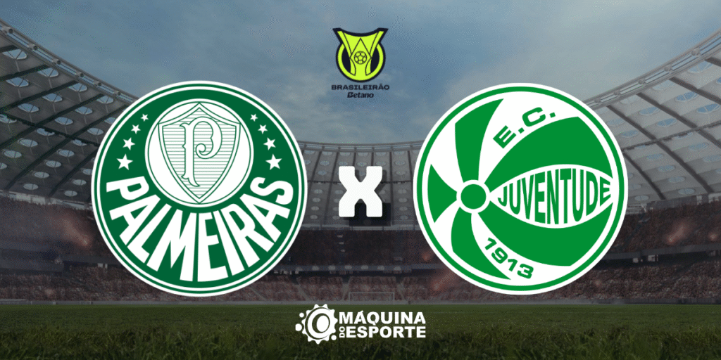 Palmeiras x Juventude: Onde assistir ao duelo adiado da 12ª rodada do Brasileirão