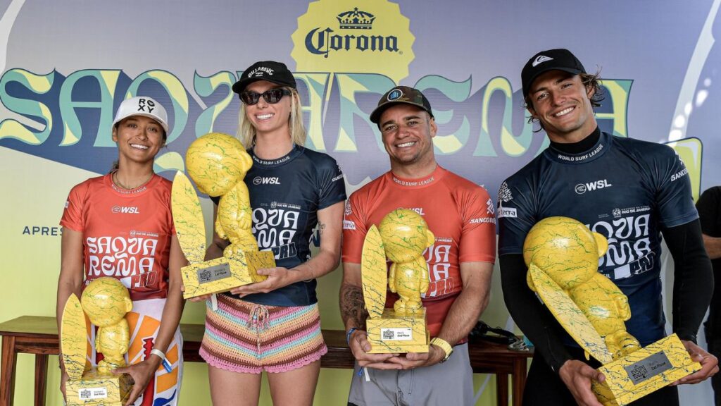 Premiação do BB Saquarema Pro apresentado por Corona Cero em 2024 - Divulgação