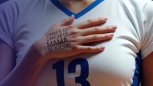 Jogadoras usarão tatuagem temporária com o mote da campanha - Divulgação