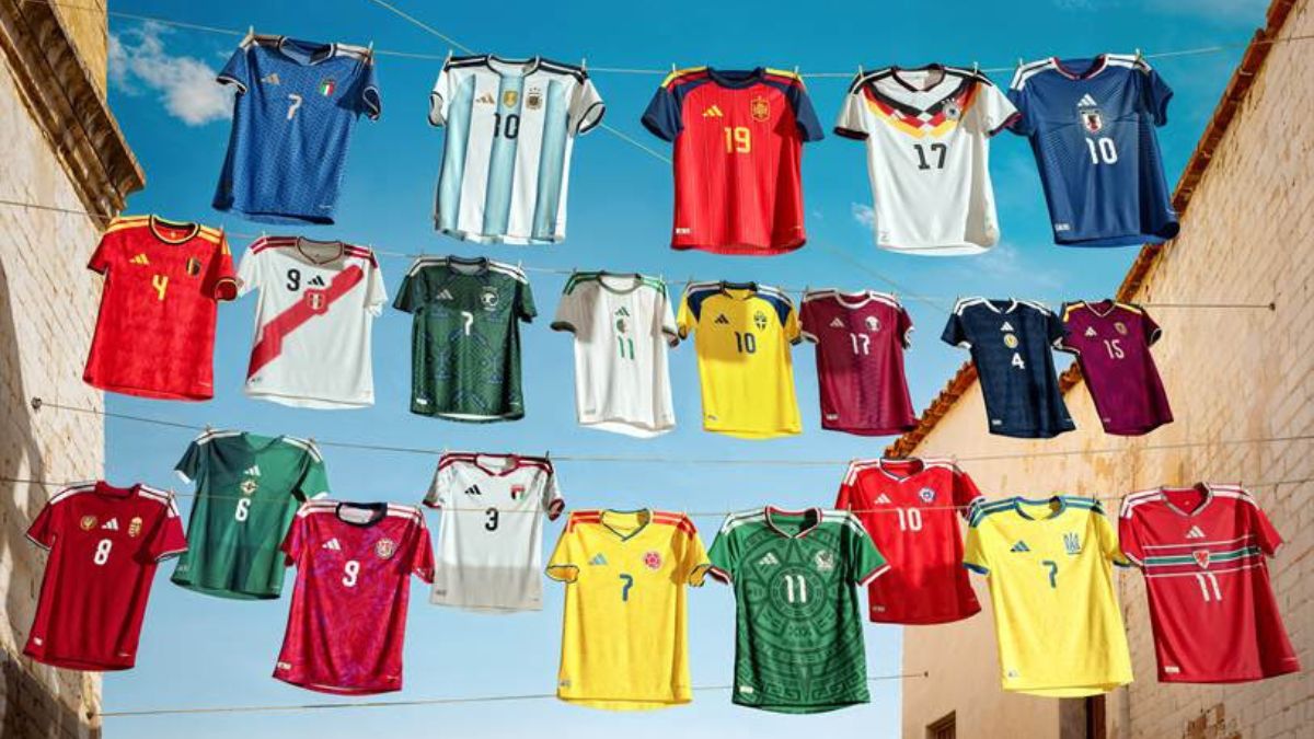 Adidas lançou coleção de camisas de seleções antes da Copa do Mundo 2026 - Divulgação