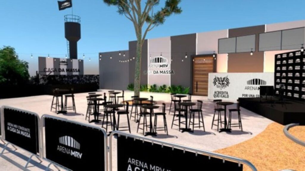 Casa da Massa leva Arena MRV itinerante para Assunção durante final da Sul-Americana