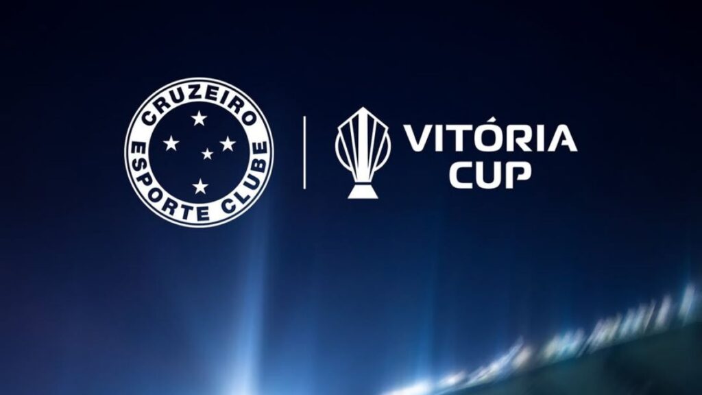 Cruzeiro anuncia patrocínio da Vitória Cup no calção de jogo