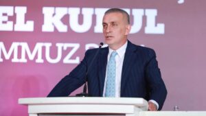 İbrahim Hacıosmanoğlu, presidente da Federação Turca de Futebol (TFF) - Divulgação / TFF