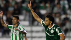 Bruno Rodrigues festeja gol do Palmeiras contra o Juventude - Cesar Greco/Palmeiras
