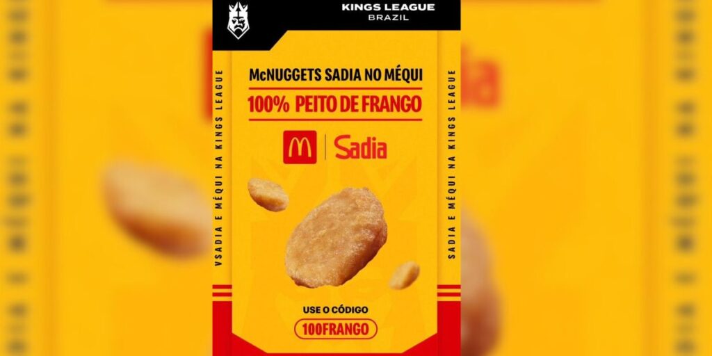 McDonald’s e Sadia realizam ações promocionais durante finais da Kings League Brasil
