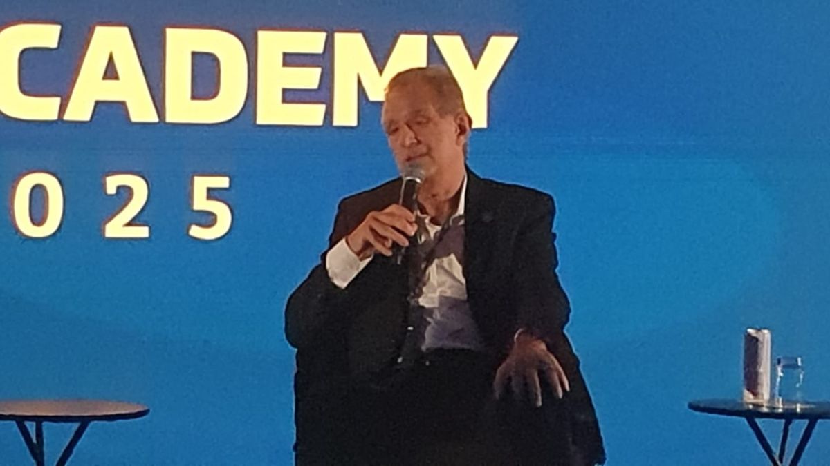 Luiz Eduardo Baptista, do Bap, presidente do Flamengo, durante o Summit CBF Academy, em São Paulo - Adalberto Leister Filho/Máquina do Esporte