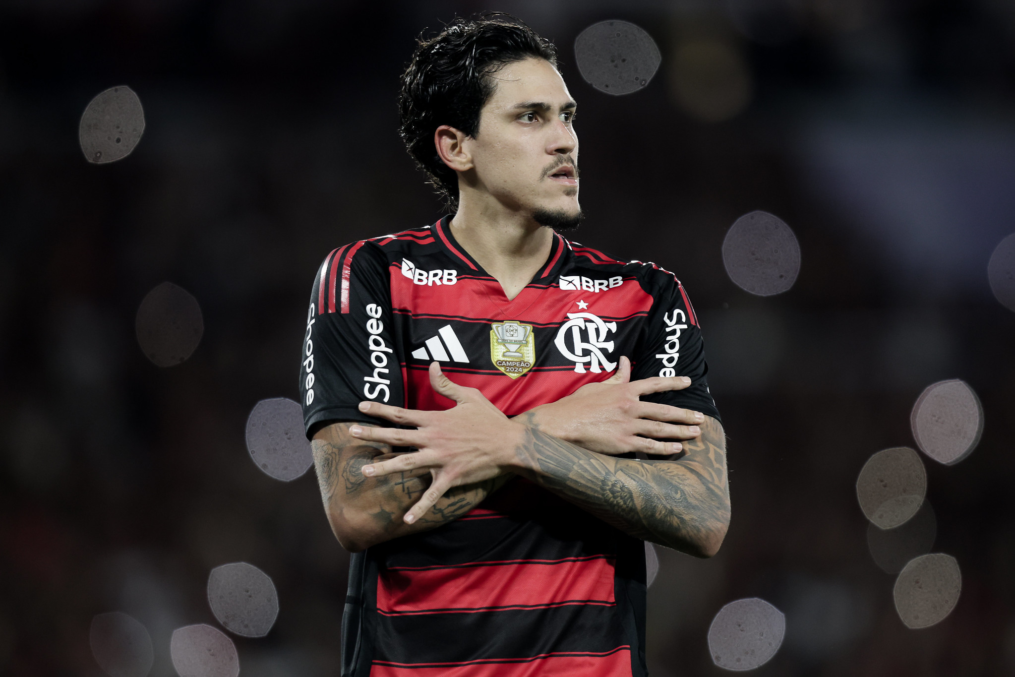 Pedro celebra gol do Flamengo - Gilvan de Souza/Flamengo/Fotos Públicas