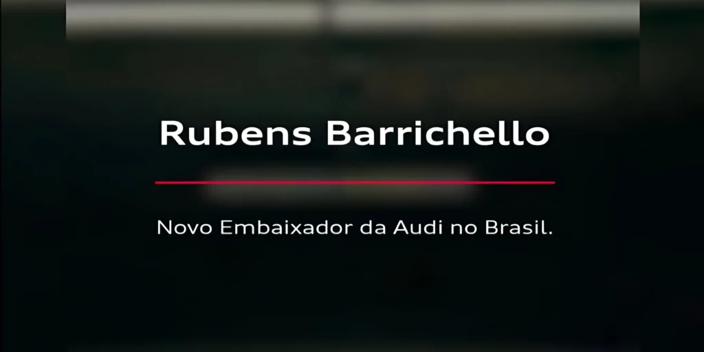 Audi acelera aproximação à Fórmula 1 com Rubens Barrichello como embaixador