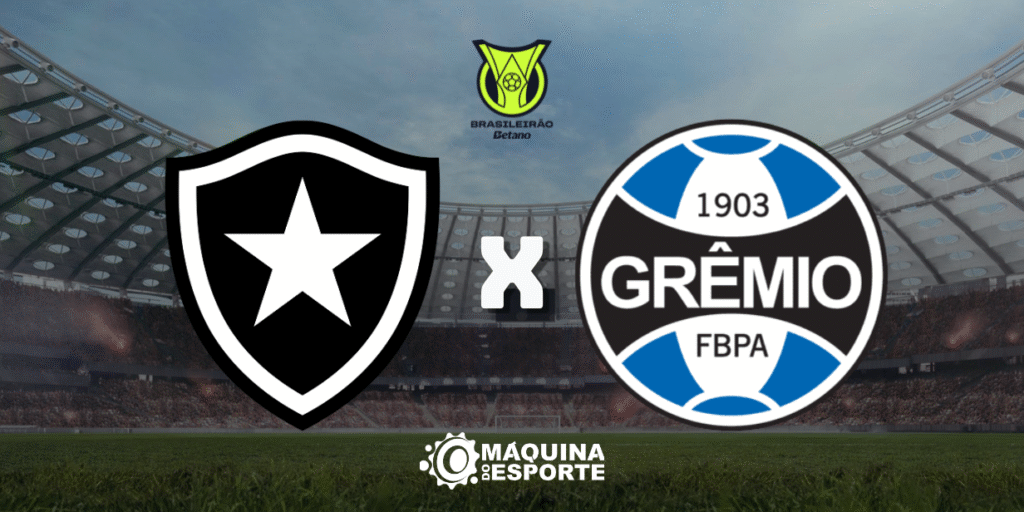 Botafogo x Grêmio: Onde assistir ao confronto da 35ª rodada do Brasileirão
