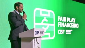 Samir Xaud, presidente da CBF, durante reunião do GT do Fair Play Financeiro - Staff Images - CBF
