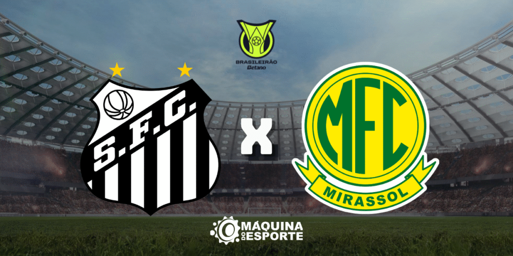 Santos x Mirassol: Onde assistir à partida da 34ª rodada do Brasileirão
