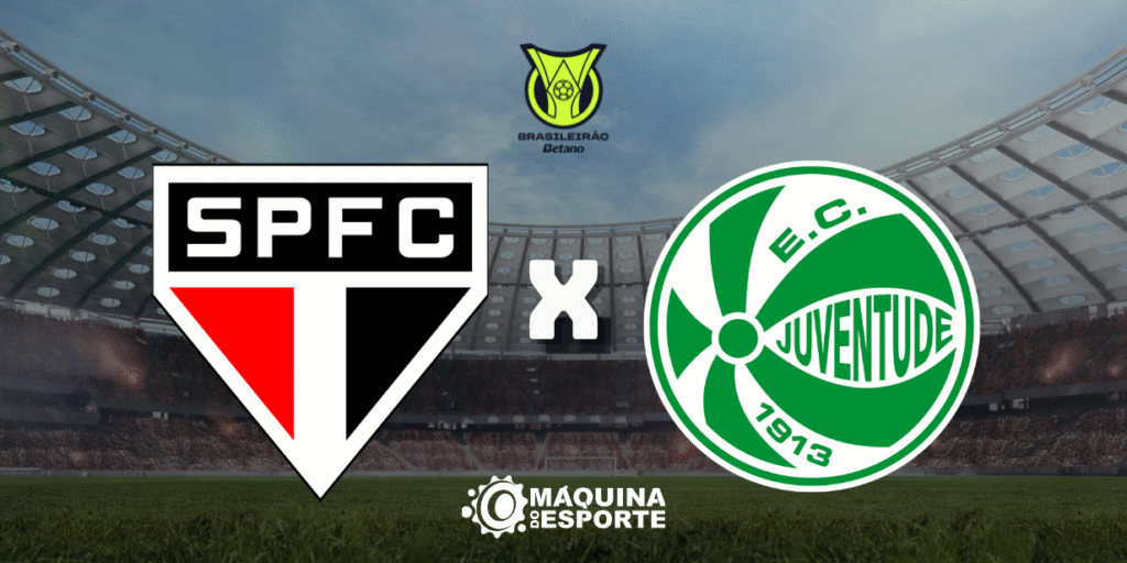 São Paulo x Juventude: Onde assistir ao confronto da 35ª rodada do Brasileirão