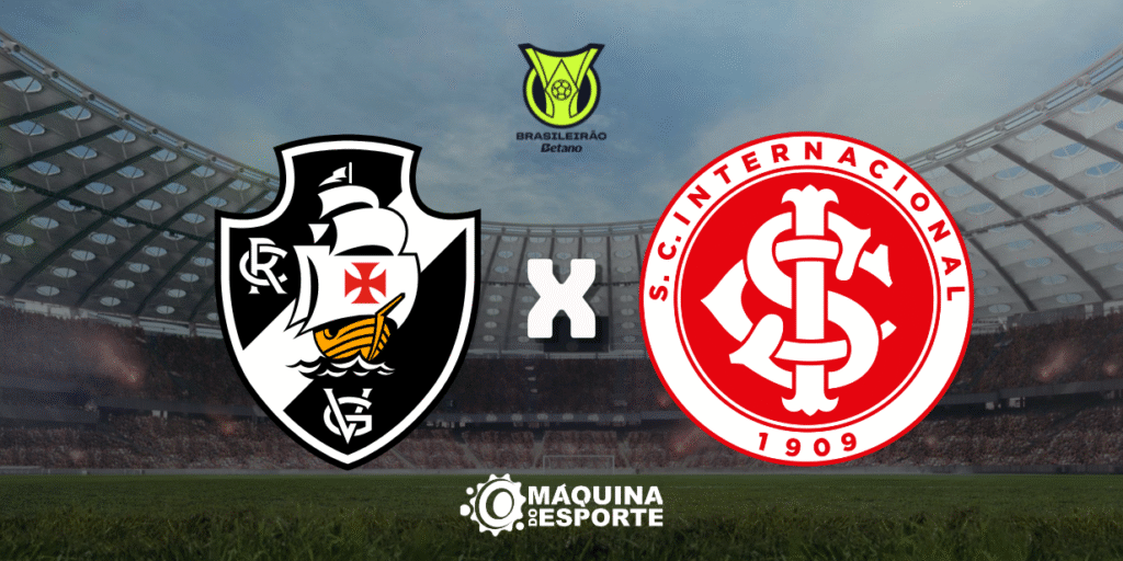 Vasco x Internacional: Onde assistir ao confronto da 36ª rodada do Brasileirão