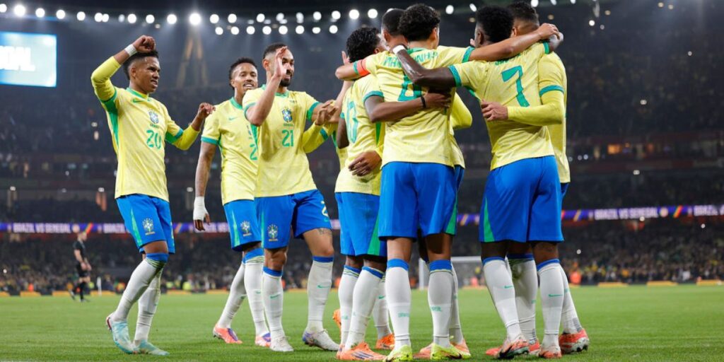 Seleção brasileira ganha 1,2 milhão de seguidores, mas segue atrás de França e Inglaterra em ranking digital