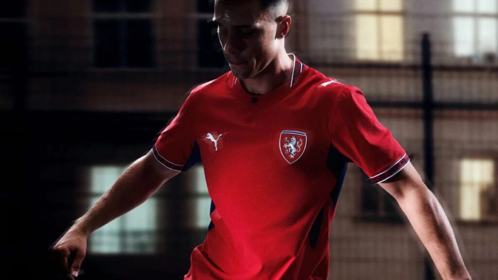 Nova camisa da República Tcheca para a Copa do Mundo 2026 - Divulgação