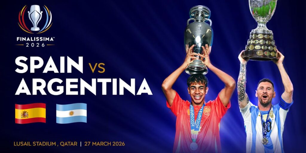 Catar será sede de Finalíssima entre Argentina e Espanha, em março