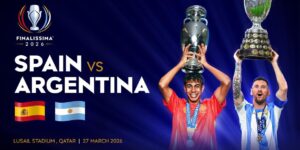 Finalíssima entre Argentina e Espanha será disputada em março - Divulgação