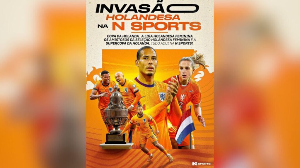 N Sports anuncia pacote do futebol holandês e terá invasão laranja na programação