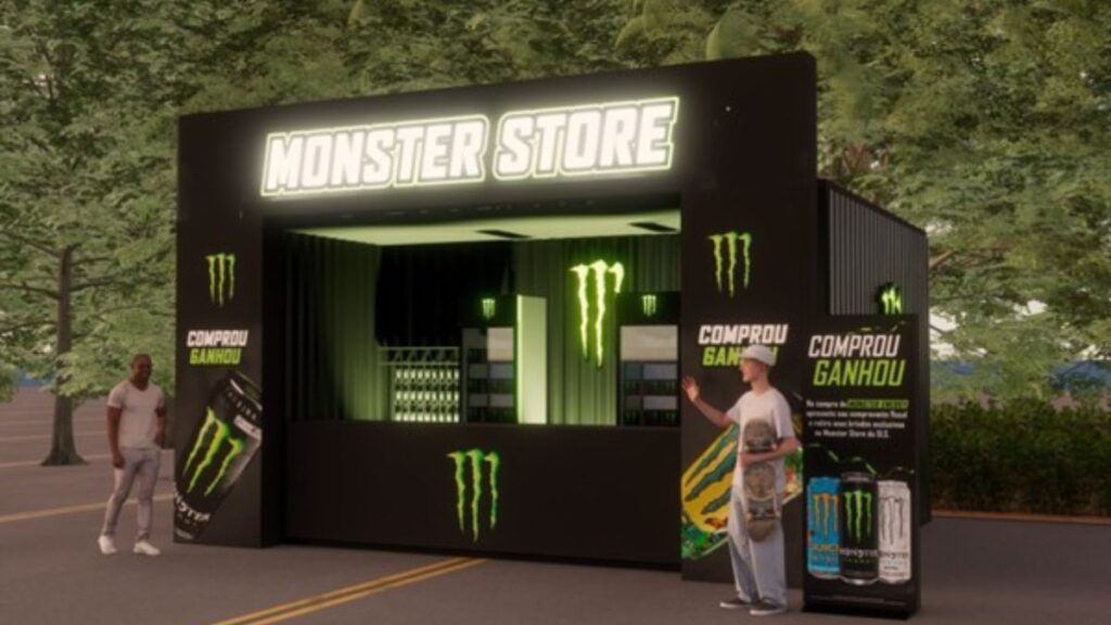 Monster Energy distribui brindes ao público no SLS Super Crown 2025 - Divulgação