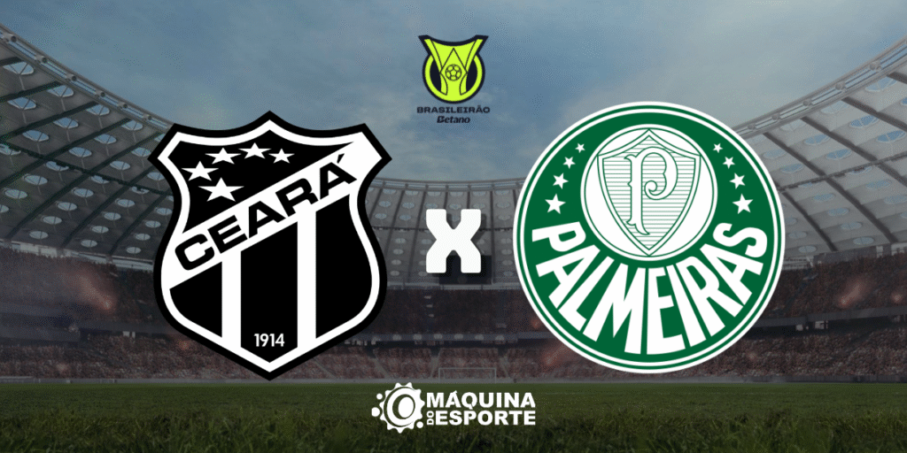 Ceará x Palmeiras: Onde assistir ao confronto da 38ª rodada do Brasileirão