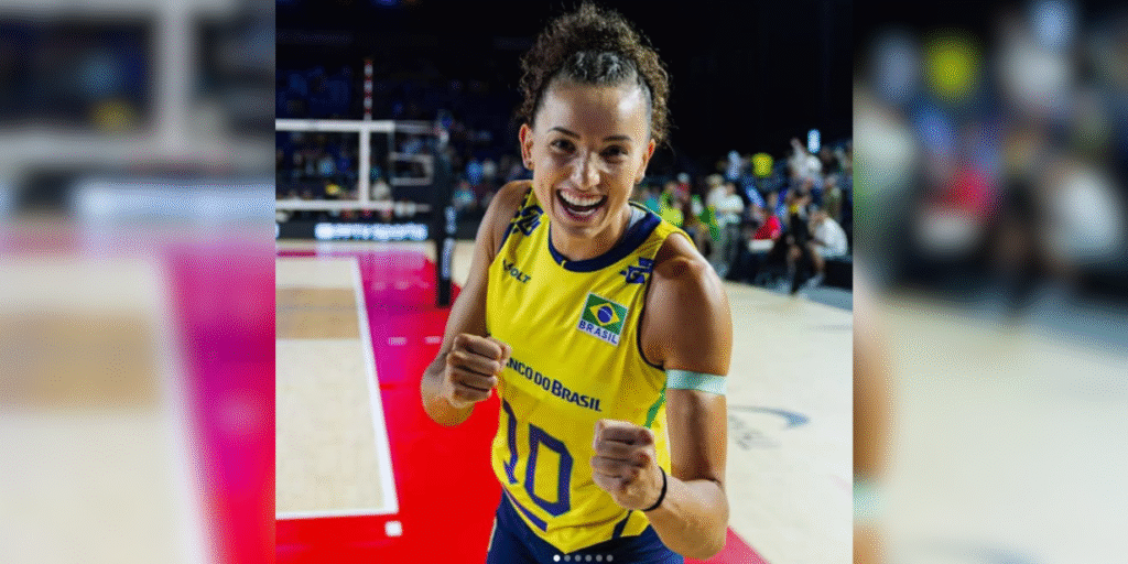 Gabi Guimarães, capitã da seleção brasileira feminina de vôlei, é a nova embaixadora da Melitta