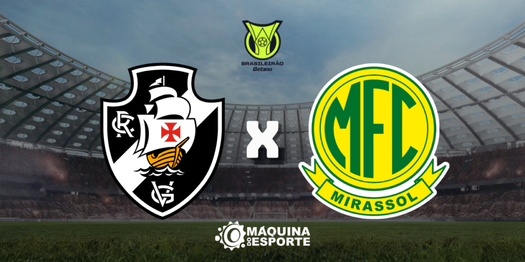 Vasco x Mirassol: Onde assistir ao confronto da 37ª rodada do Brasileirão