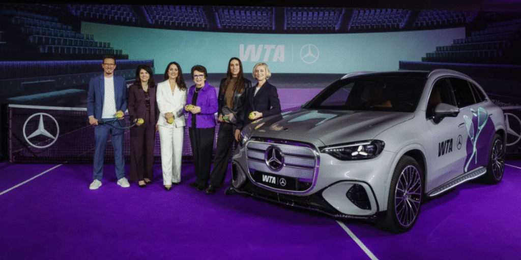WTA e Mercedes-Benz fecham maior acordo de patrocínio da história do tênis feminino
