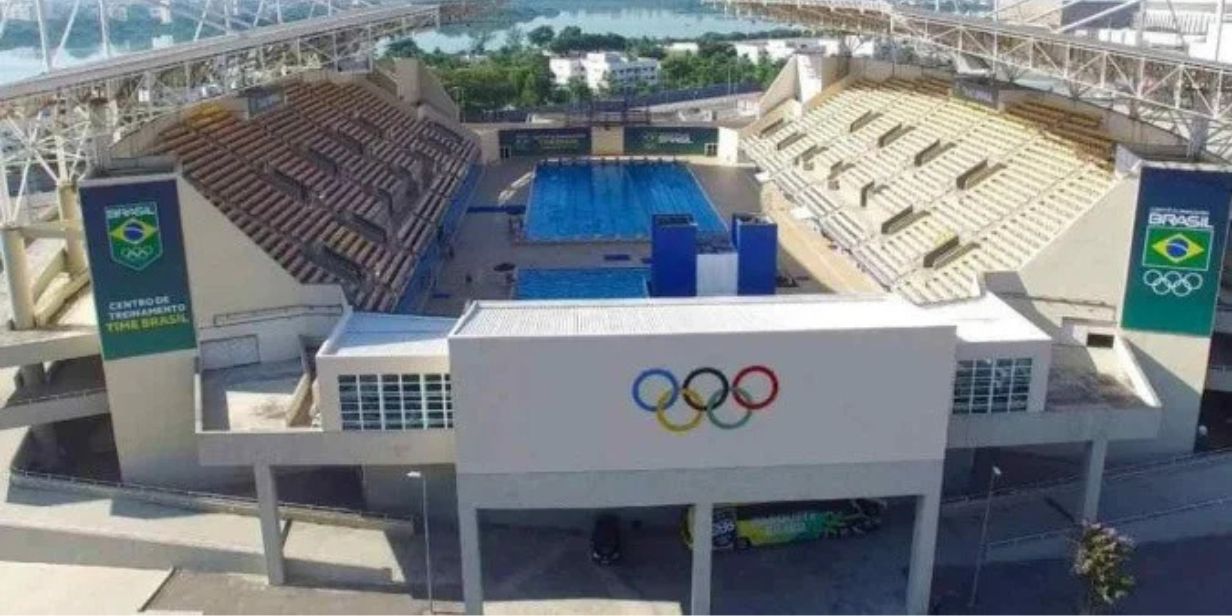 Vista da fachada do Centro de Treinamento do Time Brasil, gerido pelo COB, no Rio - Rafael Bello/COB