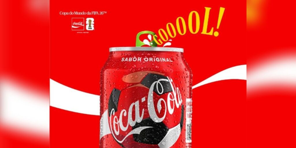 Coca-Cola lança campanha para Copa do Mundo 2026 com sorteio de ingressos