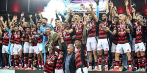 Jogadores do Flamengo comemoram o título do Cariocão 2025 - Gilvan de Souza/Flamengo