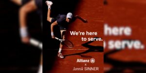 Jannik Sinner é o novo embaixador global da Allianz