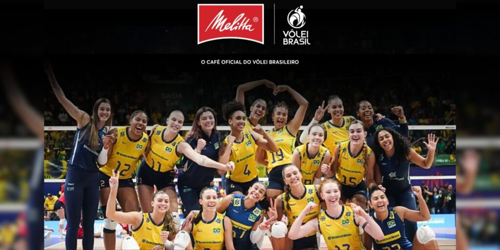Melitta amplia parceria com CBV e se torna patrocinadora das seleções brasileiras de vôlei