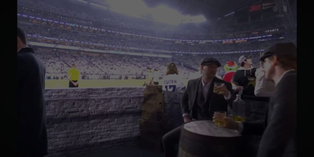 Netflix usou camarote de partida da NFL para divulgar lançamento de Peaky Blinders