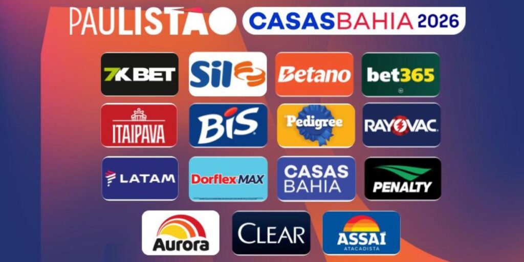 Com calendário enxuto em 2026, Paulistão anuncia 15 patrocinadores