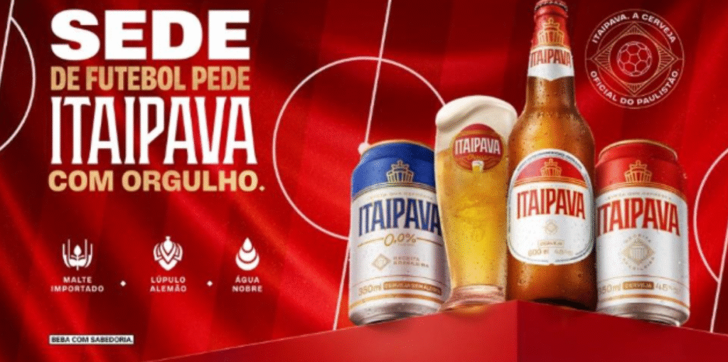 Itaipava se torna cerveja oficial do Paulistão e das transmissões do campeonato na CazéTV