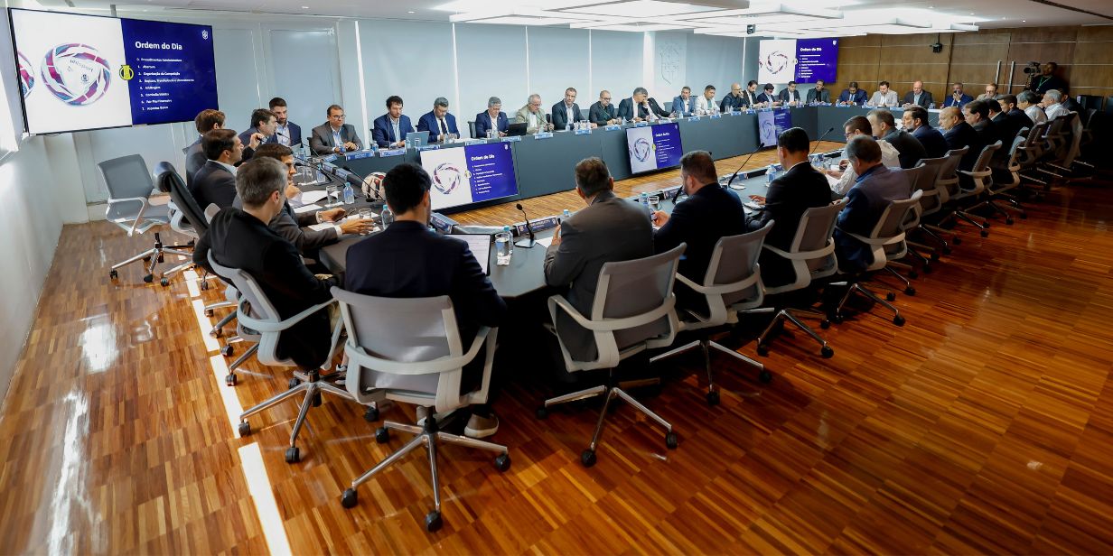 Dirigentes dos clubes da Série B participam de reunião do Conselho Arbitral na CBF - Ricardo Ribeiro / CBF