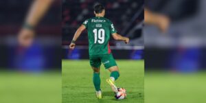 Marca da Fictor é exposta nas costas da camisa do time profissional - Fabio Menotti/Palmeiras