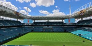 Hard Rock Stadium, em Miami, que irá receber Escócia x Brasil pela Copa do Mundo 2026 - Divulgação