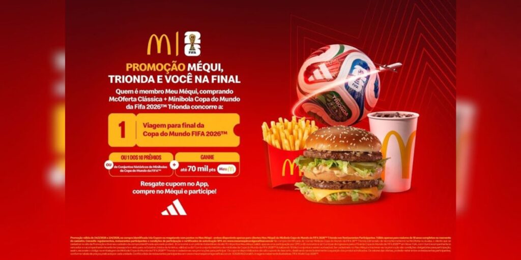 McDonald's optou por levar clientes para ver a final da Copa do Mundo 2026 nos Estados Unidos - Divulgação