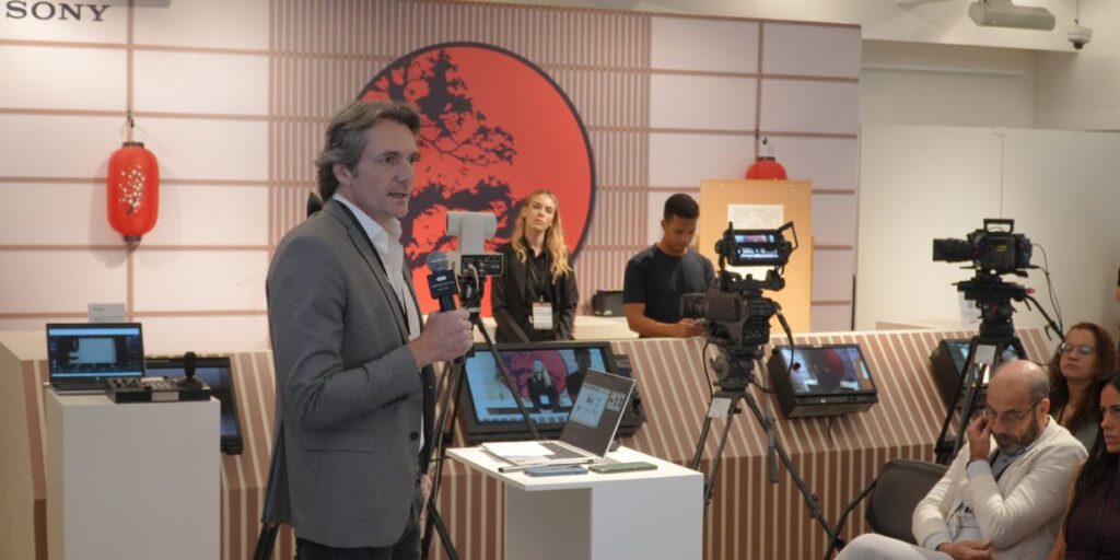 Luis Fernando Fabichack, diretor geral da Sony Professional Solutions Brasil, durante evento da marca em São Paulo - Divulgação