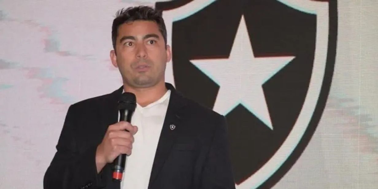 Thairo Arruda, que deixou o cargo de CEO da SAF do Botafogo - Botafogo/Divulgação