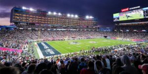 Vista do Levi's Stadium, em Santa Clara, no Super Bowl LX - Perry KnottsNFL
