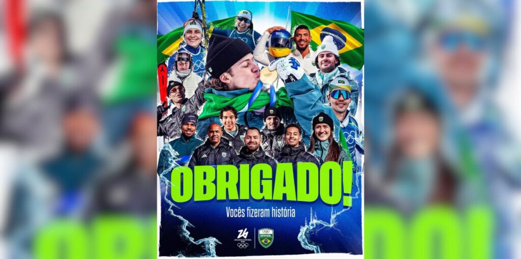 Perfis do COB nas redes atingem 400,6 milhões de visualizações nos Jogos de Inverno 2026