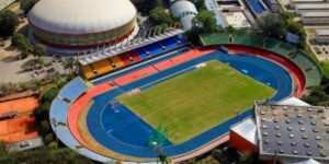 Vista aérea do Constâncio Vaz Guimarães, conhecido como Complexo do Ibirapuera - Divulgação