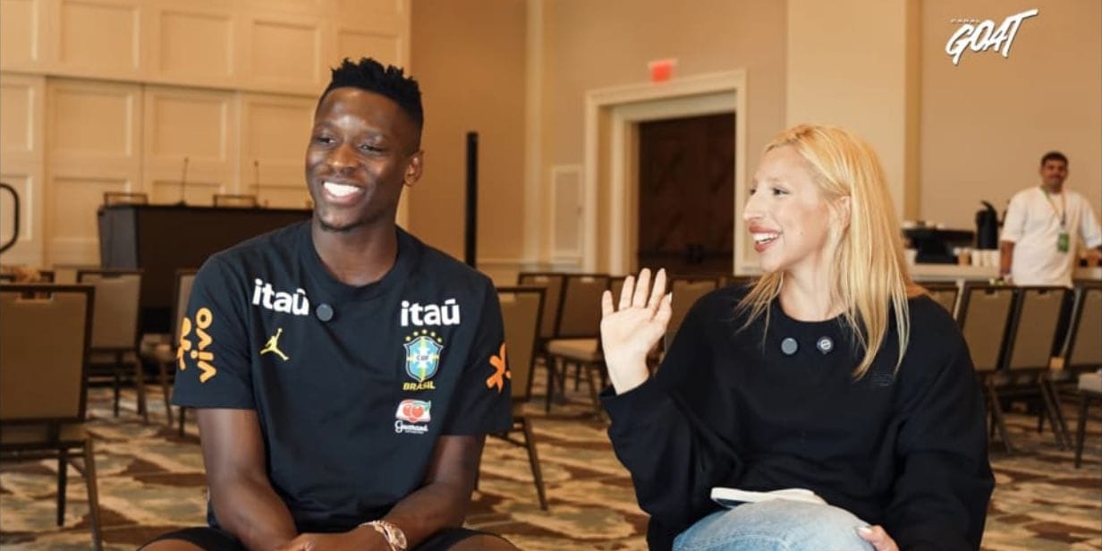 Canal Goat entrevista Luiz Henrique na concentração da seleção brasileira - Reprodução/YouTube