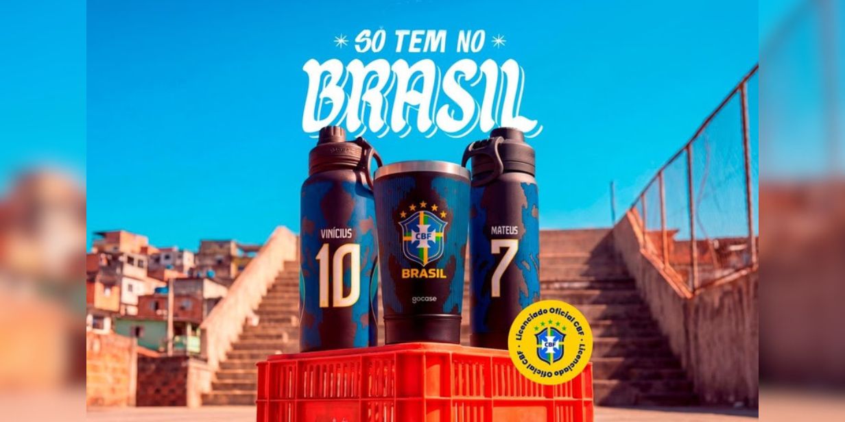 A Gocase assinou com a CBF para produzir produtos licenciados da seleção brasileira - Divulgação