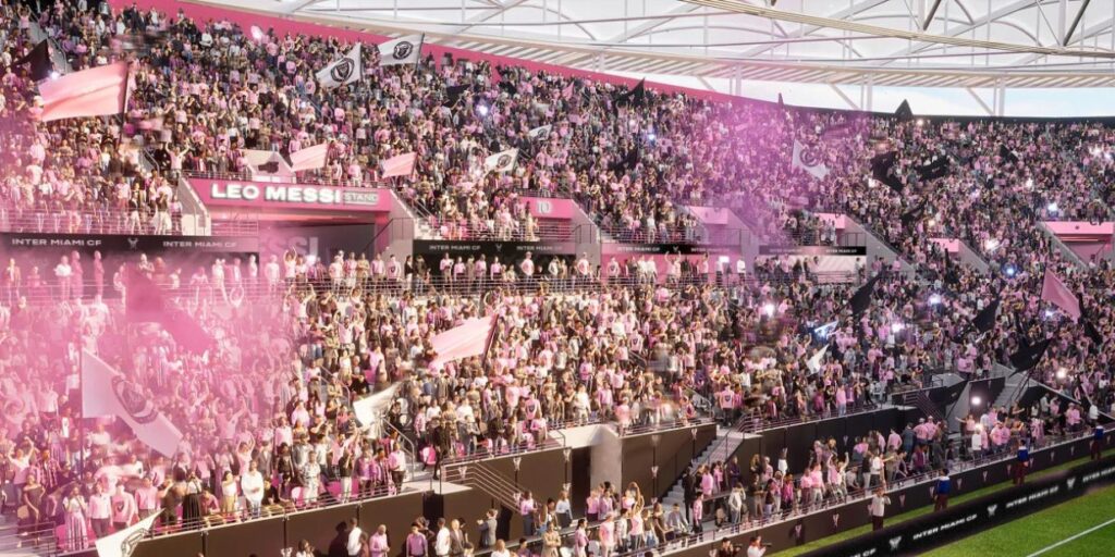 Inter Miami inaugura arquibancada Leo Messi no Nu Stadium
