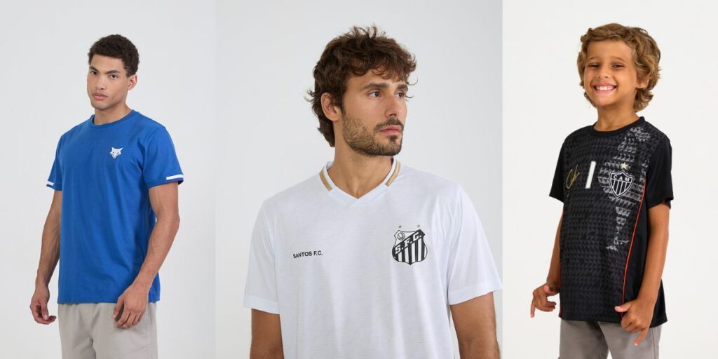 Marca possui acordos com Cruzeiro, Santos e Atlético-MG - Divulgação
