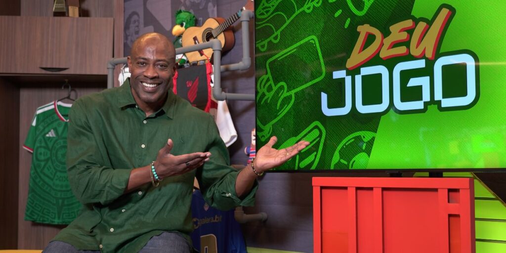 Neguerê comanda o programa Deu Jogo! no N Sports - Divulgação