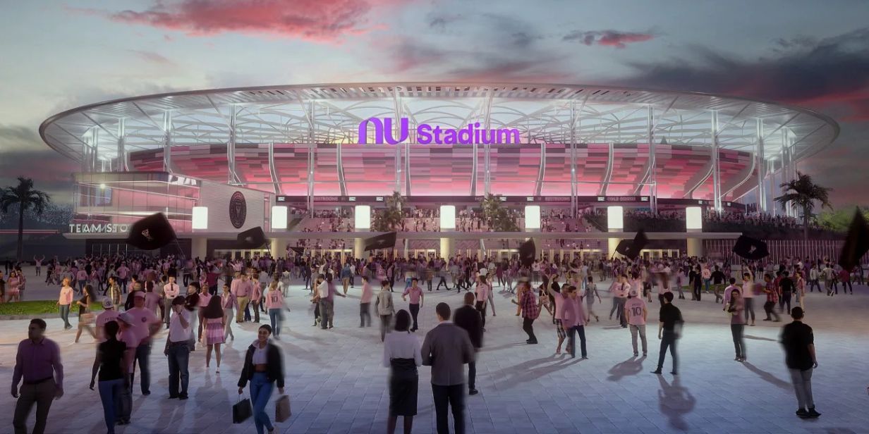 Nubank adquiriu os naming rights do novo estádio do Inter Miami - Divulgação